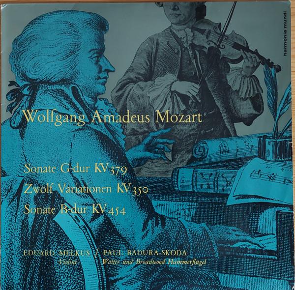 LP Record WOLFGANG AMADEUS MOZART - EDUARD ME - Sonate G-dur Kv 379 / Zwolf Variati HM30630 HARMONIA MUNDI Germany Classical Used