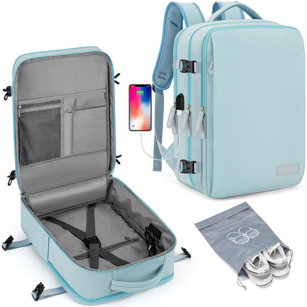 Large Capacity Travel Backpack for Men and Women with USB Charging Port and Separable… More