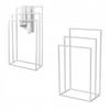 Metal Loft Nancy Towel Rack White 50x23x92