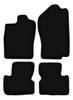 BASIC Black Velour Floor Mats For: Opel Calibra Coupe (1989-1997)