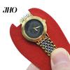 Jewelry Organizer Bag Watch Anti-wear Anti-scratch Shock-proof Press Button Short Velvet Pouch Snap Design Portable Packing Daily Use