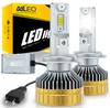 AILEO H7 LED Headlights for Vehicle Inspection Equipped with LED Super 6500K 12V 180W Rotating Quiet Cooling Temperature Free Beam Axis Pack of 2