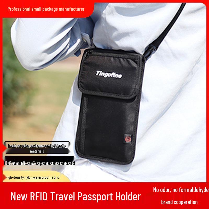 Tianxiu RFID Neck Passport Holder & Anti-theft Travel Pouch