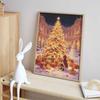 Christmas Diamond Painting Kit Santa Claus Lighted Tree Gifts Handmade Home Entertainment Decorative Painting