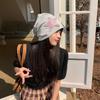 Protection Autumn and Winter Y2k Solid Color Korean Style Caps Women Warm Cap Beanie Hat Letter Hat