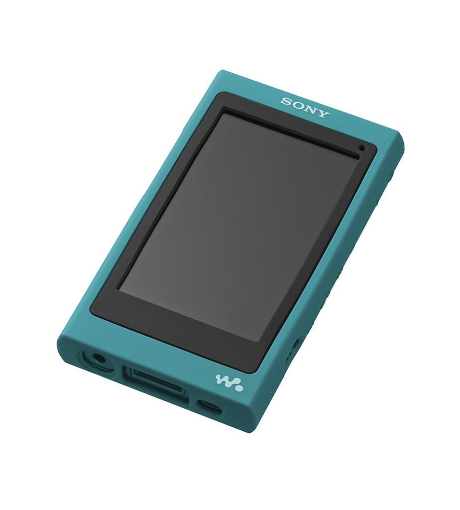 Sony Walkman Genuine Silicone Case For NWA30 Viridian Blue L CKM-NWA30 Series, CKM-NWA30