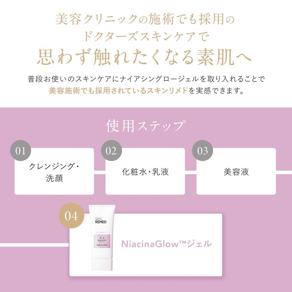 SKN REMED Niacin Glow Gel (Niacinamide/Face Gel/Firming/Skincare/Beauty)
