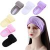 Wash Face Women Adjustable Cosmetic Shower Caps Tiara Turban Turban Head Band Makeup Hairband