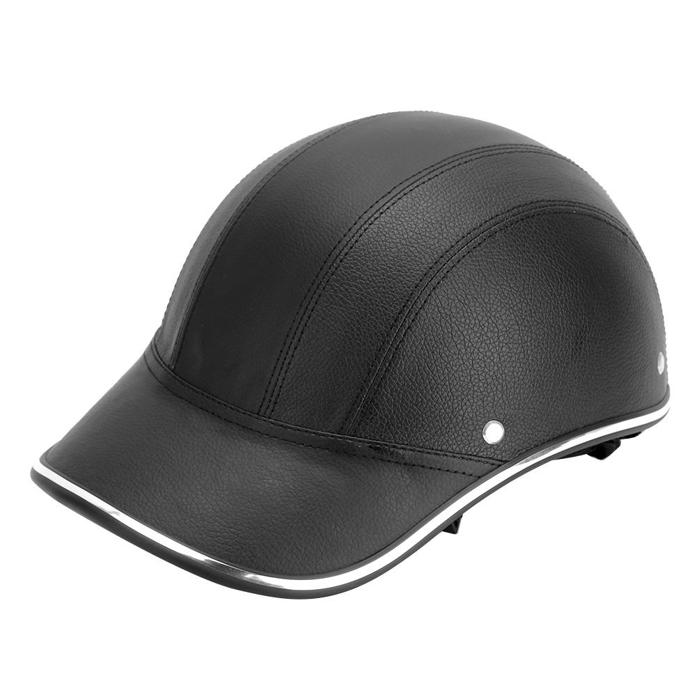 Motorcycle Helmet Security Men Women Portable Impact Resistant ABS(Black A0322 )