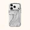Graceful Minimalist Equestrian Horse Pencil Line Art Sketch Film Aesthetic Protective Shockproof Bumper Case For iPhone 14 15 16 Pro Max Plus
