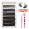 Diy Segmented Single Tuft Of False Eyelashes 8-18Mm Eyelashes Dd Curl Dense Curl