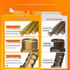 Zhuo Ji All-Copper Hexagonal Barb Connector for Gas & Oil Pipes