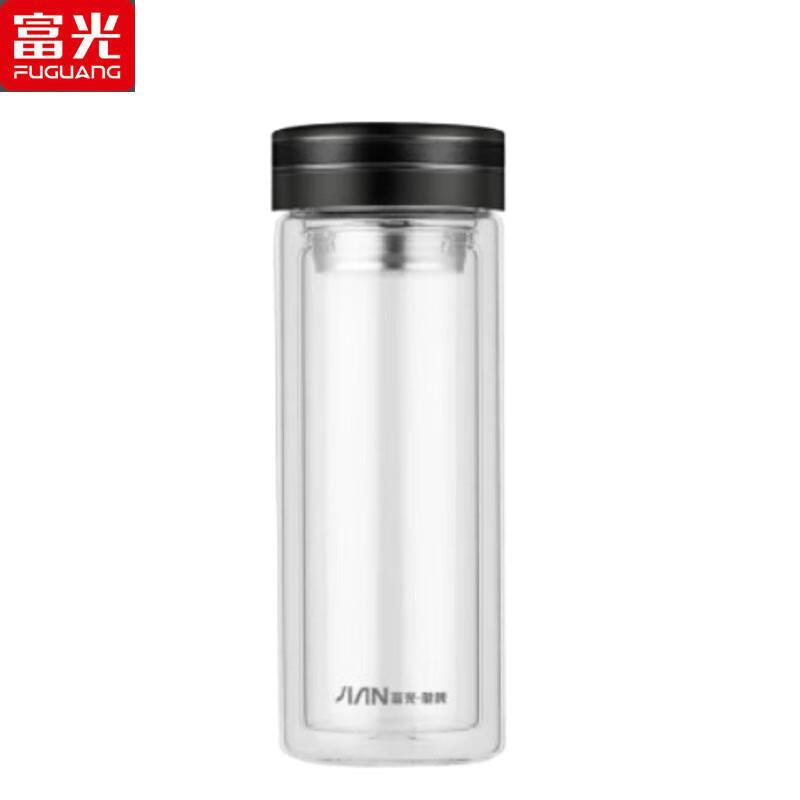 Fuguang X1908-SP Double-Layer Glass Tea Cup