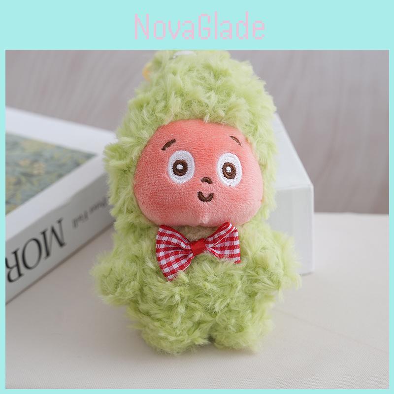 Star Character Circus Plush Keychain With Fluffy Material For School Bag Decorations