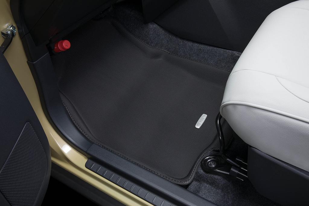 Clazzio Floor Mat 3D Type Front Only Tufted LA900S NEW Rubber Type Black R2/6~ AS-6540 [9ABAS6540K]