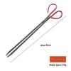 Handmade Long Steel Fire Tongs: Thick, Old-Fashioned Design for Sanitation & Cleaning
