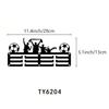 Iron Medal Hanger Display Stand Wall Mounted Holder for Sports Badges Swimming Gymnastics Football Competition Winner