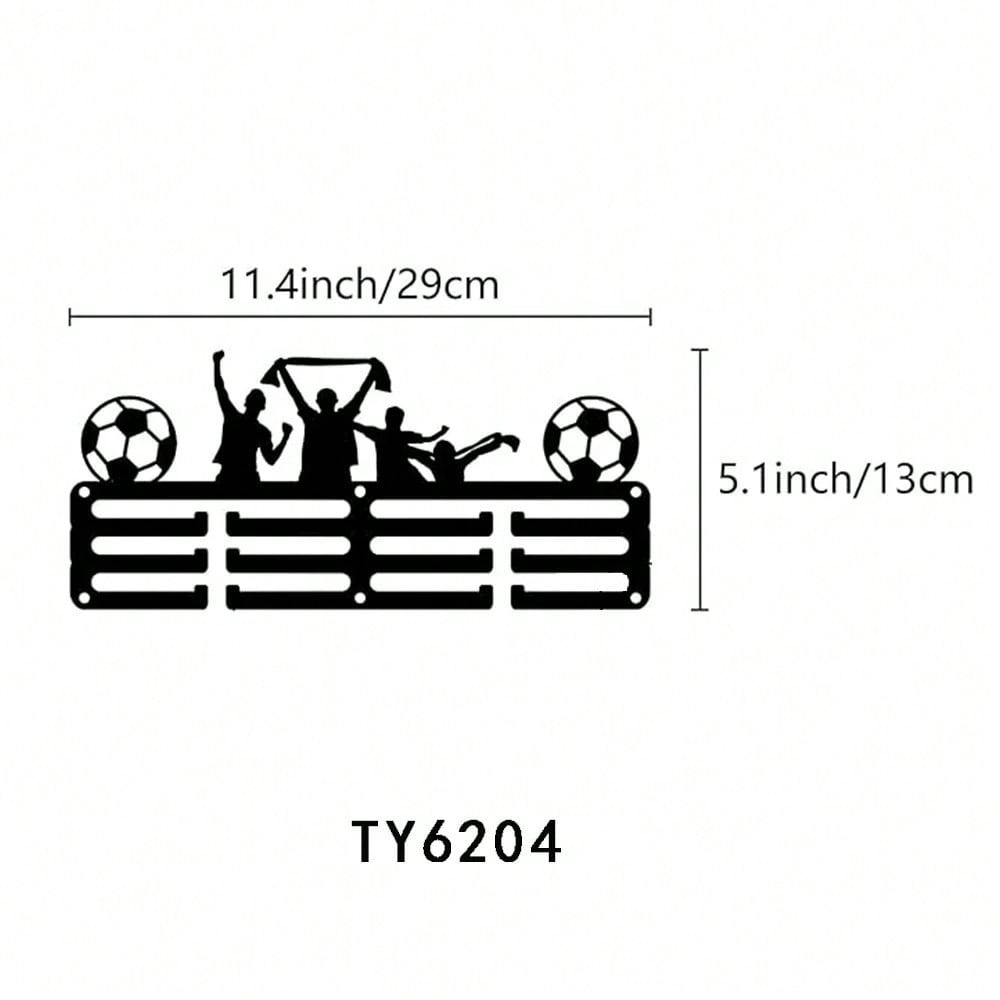 Iron Medal Hanger Display Stand Wall Mounted Holder for Sports Badges Swimming Gymnastics Football Competition Winner