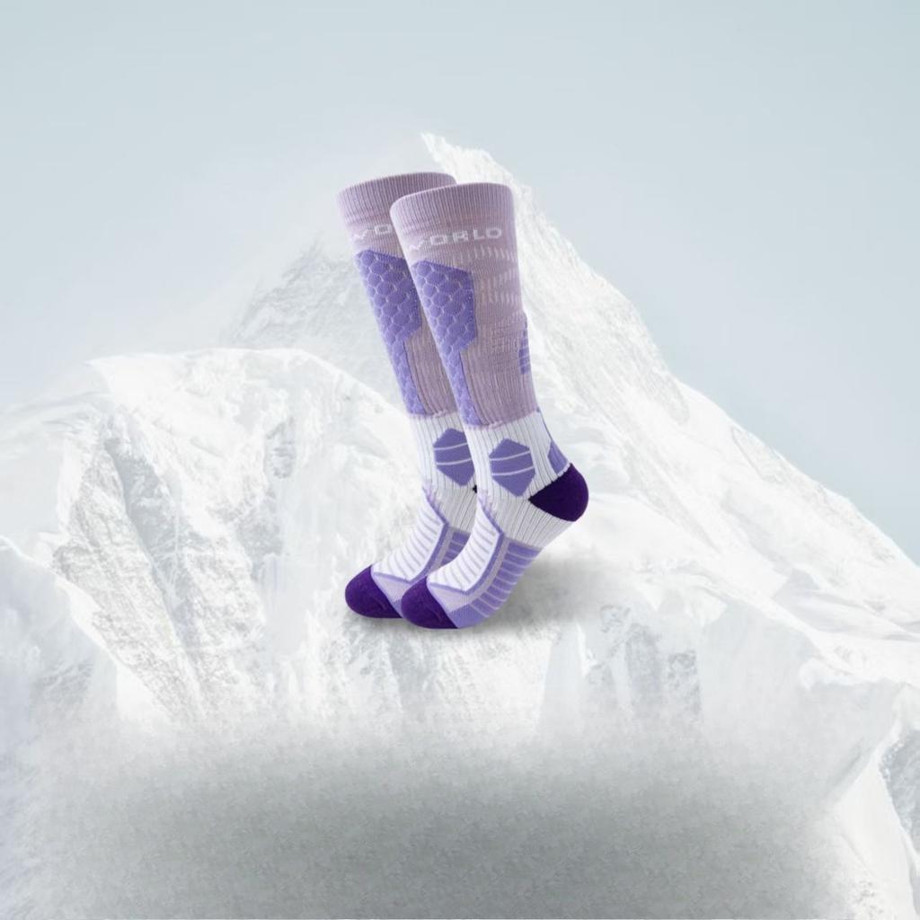 Thick Ski Socks, Sports Warm Snow Socks, Men's and Women's Long Tube Socks, Hiking Pressure Socks, Medium High Tube Socks