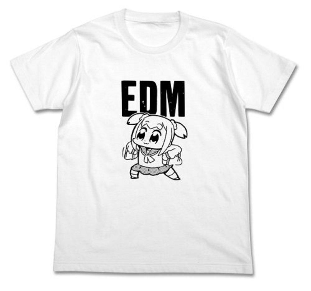 

COSPA Pop Team Epic EDM White L size T-shirt белый