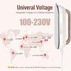 Mini Portable Electric Iron Mini Dry Iron for Clothes Handheld Portable Ironing Iron 10-second Rapid Heating 0.6lbs Lightweight