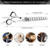 6.0 Inch Nepson 10 Teeth, Hair Scissors, Bangs Scissors, Tooth Scissors, Thin Cuts, 50% Hair Removal.
