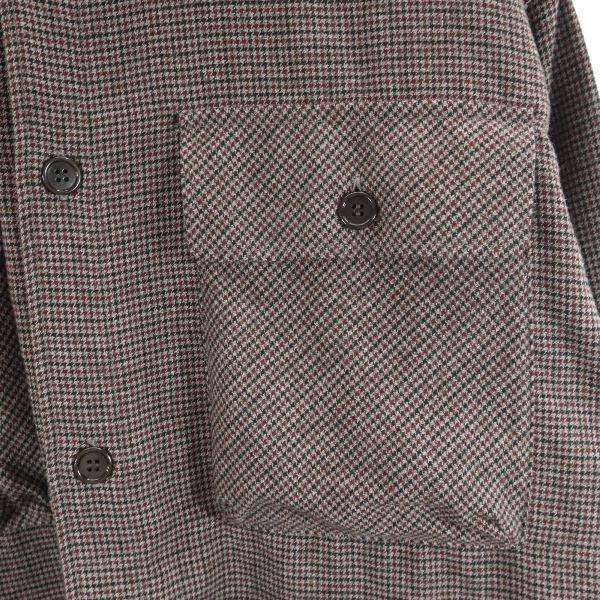 unused Johnbull Houndstooth Shirt jacket L Men's Used