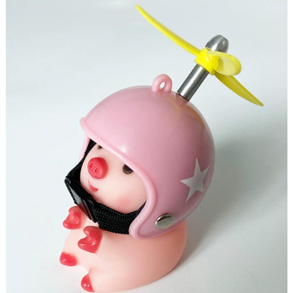 Cute Pig Helmet Handlebar Accessory 5pcs PVC Motor Scooter Decoration Gift