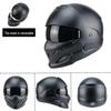 Samurai Black Scorpion Retro Men's Helmet - Four Seasons Half Helmet Indian Style