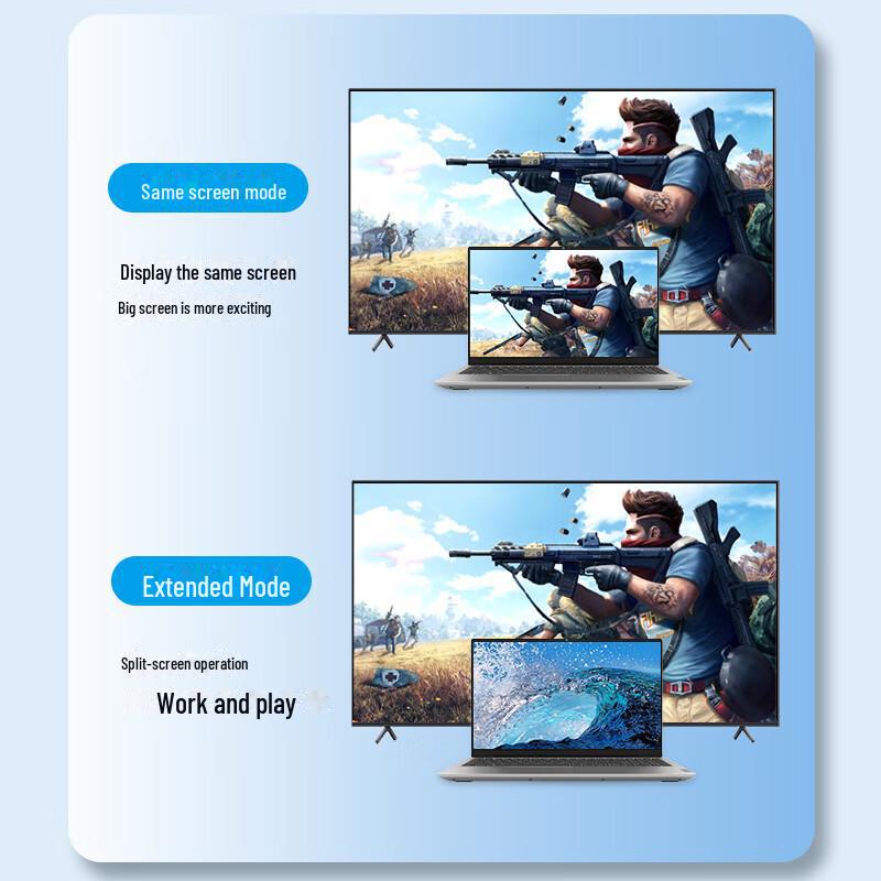 Biaz Active MiniDP to HDMI 2.0 Cable, 4K 60Hz HDR, DP Lightning Interface ZH153