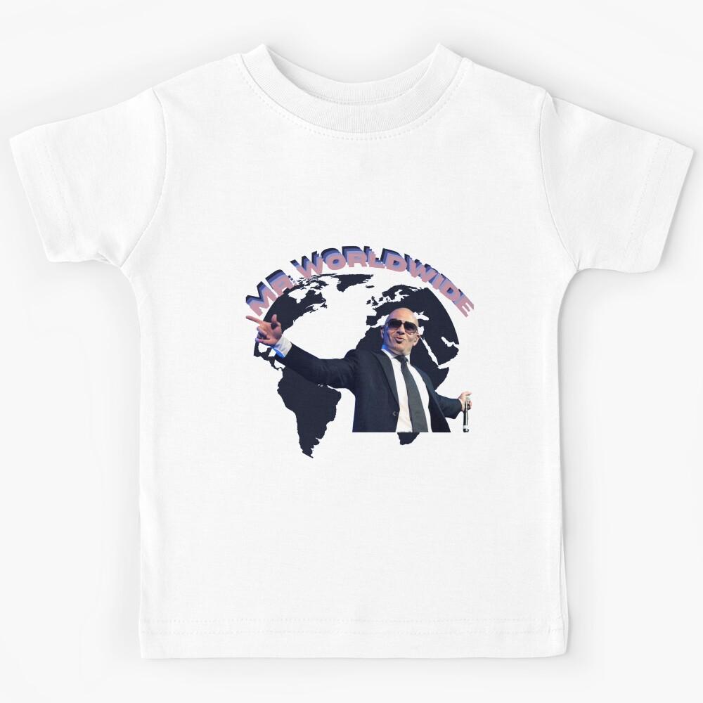 Mr Worldwide Pitbull Singer Kids T-Shirt 130