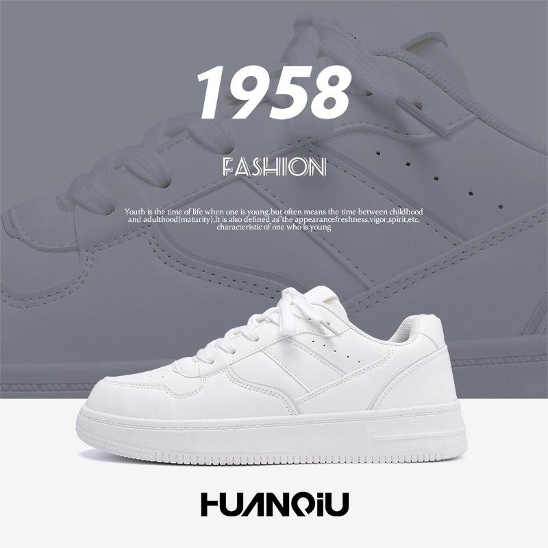 Global trend versatile casual board shoes HH2130N spring low-top students height-increasing white shoes men's sports shoes