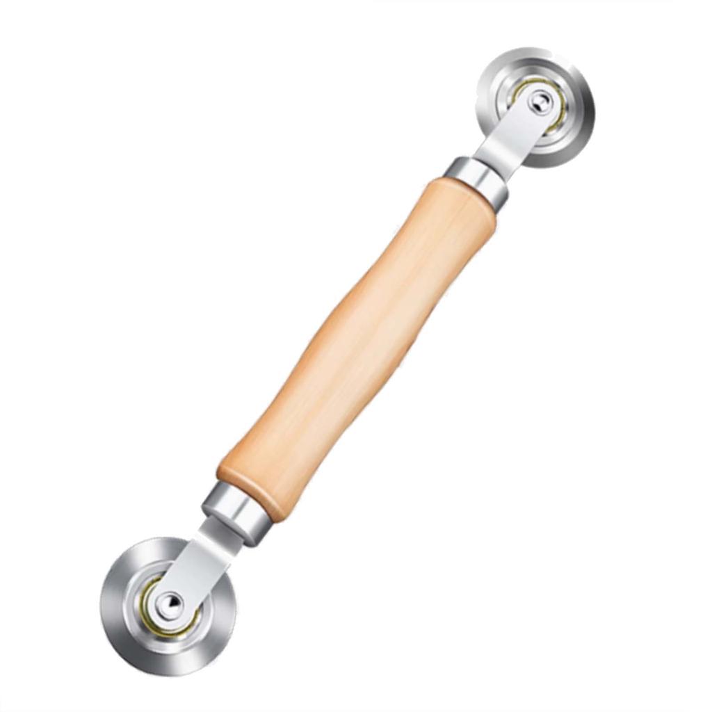 Double-headed Solid Wood Screen Pressure Wheel, Window Screen Pressure Strip Installation Roller