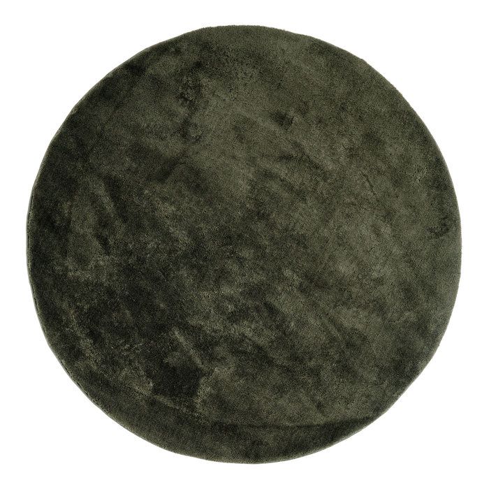 Round Rug - HOUSE COLLECTION - Hansen - Ø 160 Cm - Soft To the Touch - Green