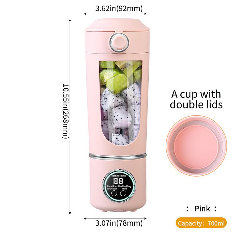 

2024 New Portable Wireless Juicing Cup 12-Blades Fast Mixing 1500mAh Battery Capacity Multiple Colors Indoor Outdoor Juicer