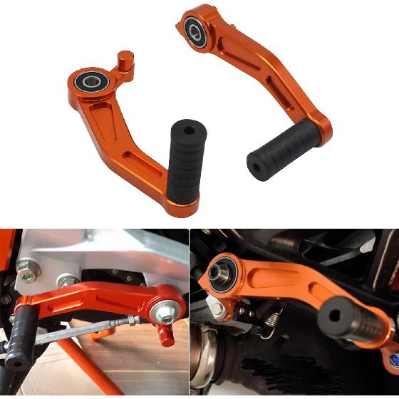 Rear Brake Pedal Foot Lever Shift Lever Pedal Brake Clutch Gear Pedal Shift Lever for RC 125 200 390 2011-2017 (B) A