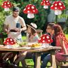 Paper Mushrooms Honeycomb Centerpieces Hanging Party Supplies for Birthday Baby Shower Party Garden Decorations