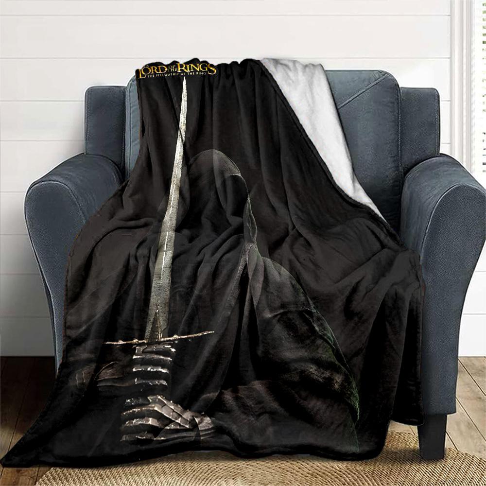 1pc The Lord of the Rings Fellowship of the Ring Flannel Blanket Soft Warm Throw for Home, Office, Travel, All-Season Cozy Bedding Gift L1466