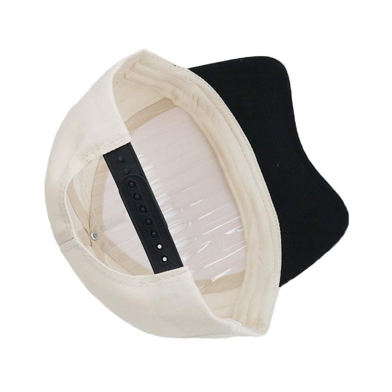 GROOM BRIDE Embroidered Color-Block PVC 5-Panel Trucker Hat European/American Men's/Women's Couple Wedding Party