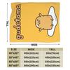 Gudetama Uovo Pigro   Coperta Cartone Animato  Coperta Plaid in Flanella Estiva per Aria Condizionata Personalizzata Ultra-Morbida Calda Copriletto,