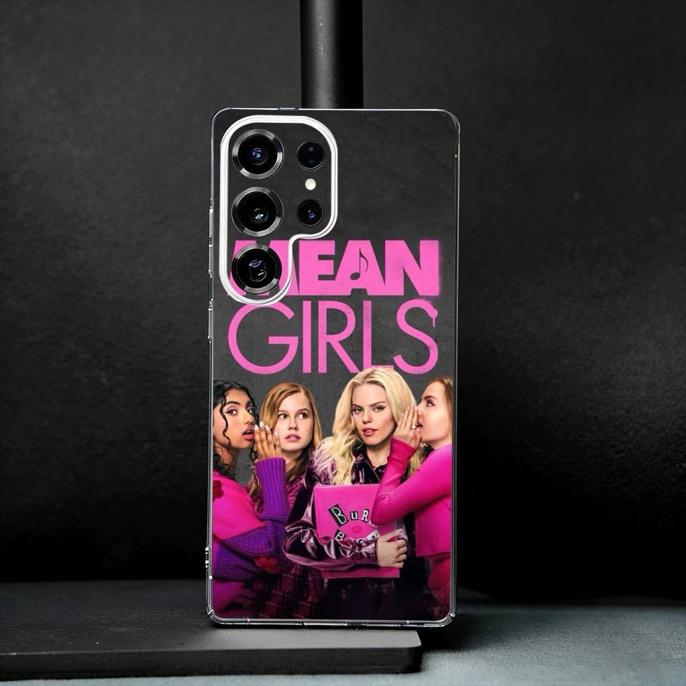 Movie M-Mean G-Girls Phone Case For Samsung S25,S24,S21,S22,S23,S30,Ultra,S20,Plus,Fe,Note,10,9,5G Transparent Cover