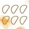 20Pcs D Ring Metal Bronze Color for Bags Straps Belts Luggage Backpacks Durable Long Service Life Adjustable D Ring