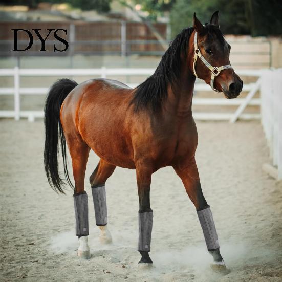 Horse Leg Leggings 4Pcs Summer Fly Boots Breathable Reduce Stomping Flies Bites Mesh Set Wrap Adjustable Guard Protective Cover Supplies Lightweight