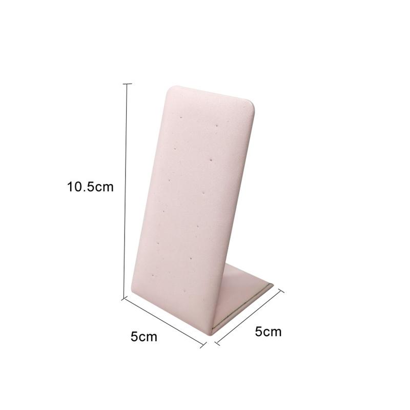 3-color L-shaped 6-Pair Stud Display Stand Earrings Display Prop Jewelry Counter Stud Display Stand