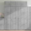 VidaXL Highboard Concrete Grey 80x42.5x185 Cm Engineered Wood, Sideboard, Storage Cabinet, Side Panel, Cabinet, 3281437