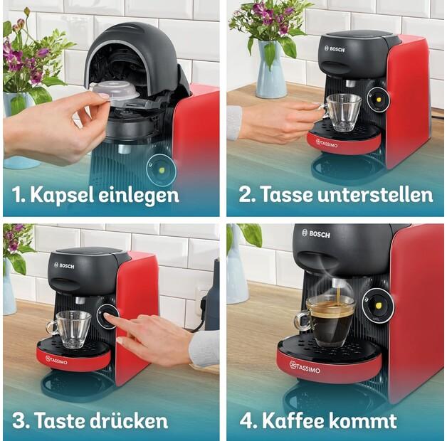 Капсульная кофемашина Bosch TAS163E Tassimo Finesse friendly