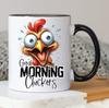 Chicken Emo Chick Ceramic Coffee Mug Fine Tea Mug Cock Chick Cluckers
