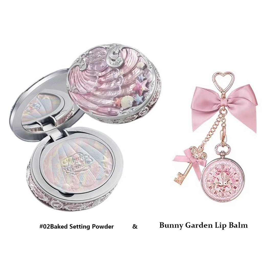 Flower Knows Strawberry Cupid Collection Makeup Set Pressed Powder Solid Perfume Makeup Kit for Women Full Kit Teenagers Make up
