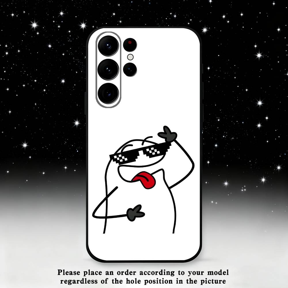 Celular flork Handyhülle Für Samsung S25,S24 Ultra,S20,S30 plus,S22 plus,S23,S30 Ultra 5G Silikon Schwarzes Gehäuse