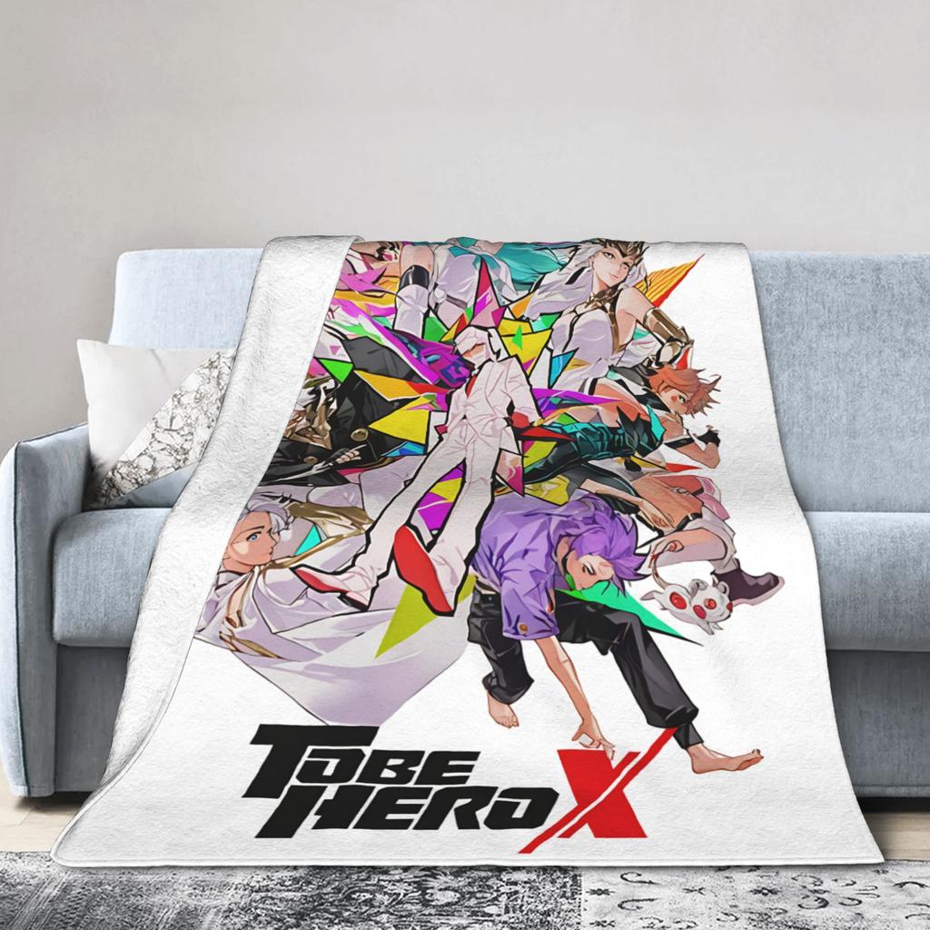 To Be Hero X Anime Flannel Blankets  Fashion Throw Blankets for Bed Sofa Couch 150*125cm Quilt